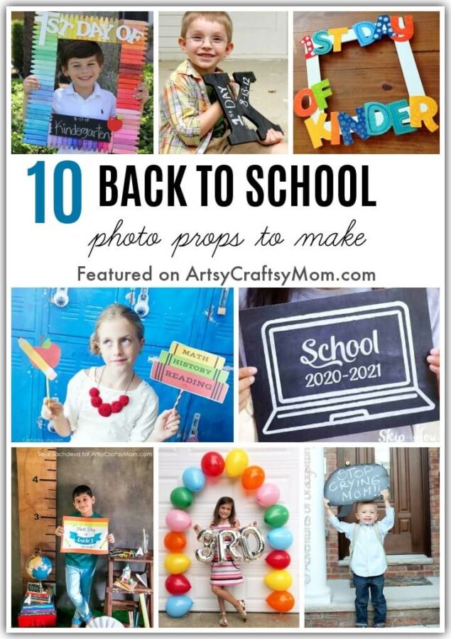 Back to School is a special milestone - even if learning is online! Celebrate this occasion with these fun DIY Back to School Photo Props!