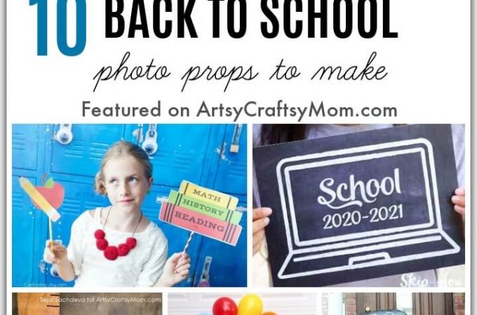 Back to School is a special milestone - even if learning is online! Celebrate this occasion with these fun DIY Back to School Photo Props!