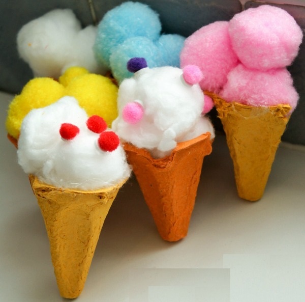These Cool and Creative Ice Cream Crafts for Kids will have you craving an ice cream cone in no time, no matter what the weather is outside!