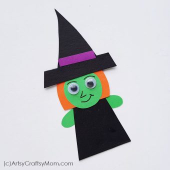 DIY Halloween Character Bookmarks - Artsy Craftsy Mom