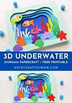 3D Underwater Shadow Box Craft