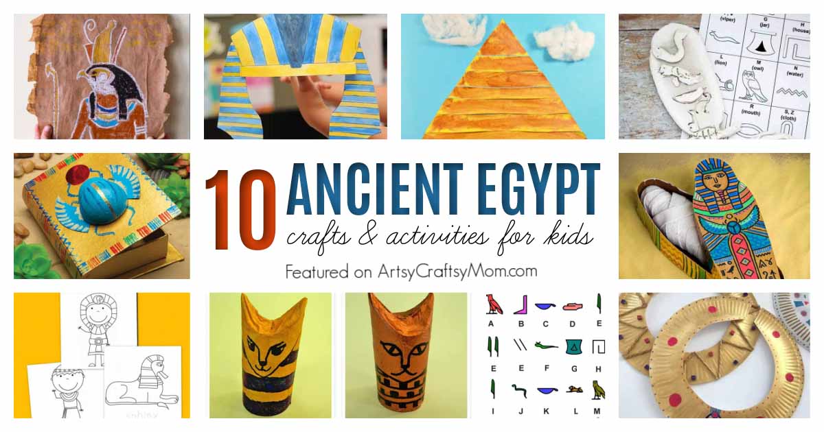 10 Ancient Egypt Crafts For Kids Artsy Craftsy Mom