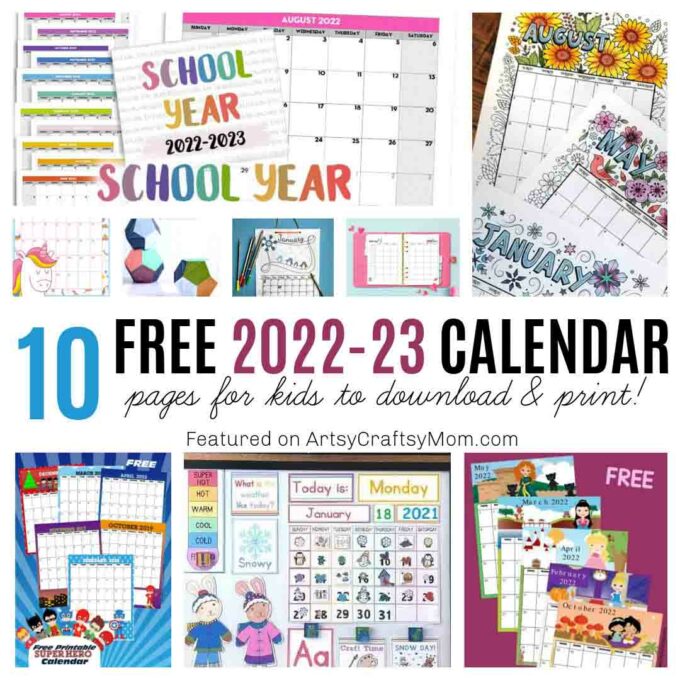 Free Printable Calendar 22 23 3 2