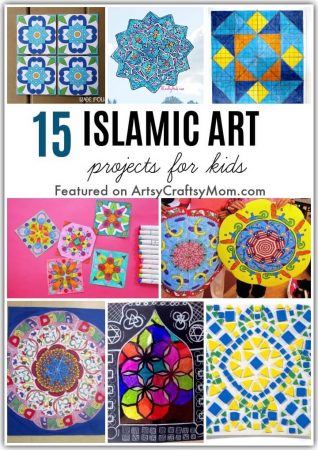 UNESCO has declared 18 November as the International Day of Islamic Art, which means it's perfect for these Islamic Art Projects for kids!
