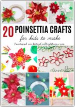 20 Pretty Poinsettia Crafts for Kids