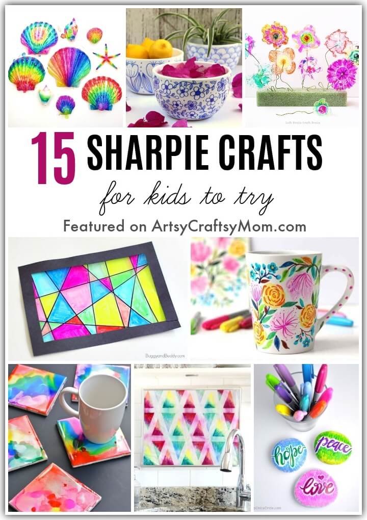 15 Cute and Colorful Sharpie Crafts for Kids