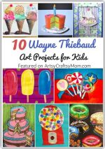 10 Wayne Thiebaud Art Projects for Kids