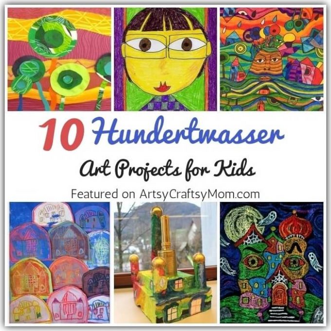 Think beyond the straight line and get creative with these Fascinating Friedensreich Hundertwasser Art Projects for Kids!