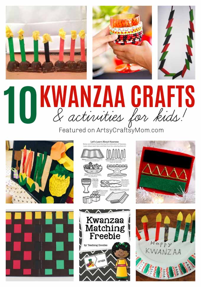 Kwanzaa Crafts for Kids pin 1