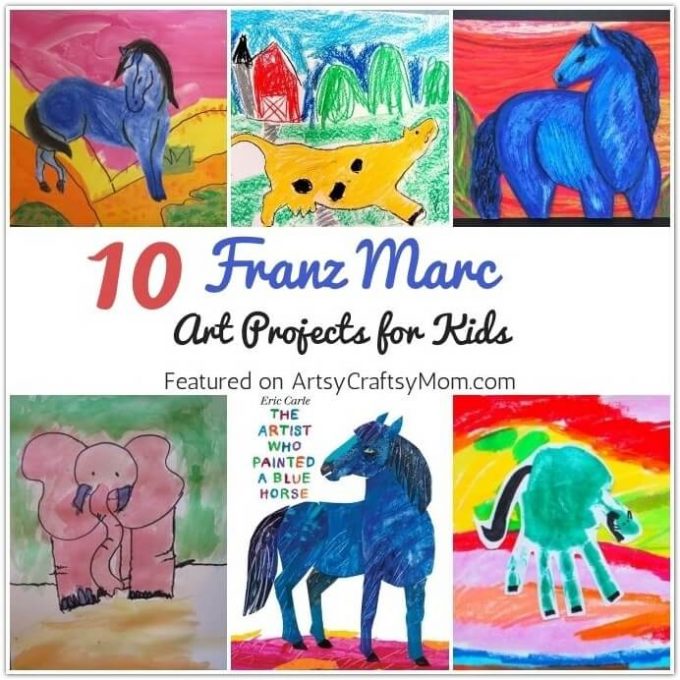 Learn how a young German artist created a strong statement in his brief career, with these Fantastic Franz Marc Art Projects for Kids.