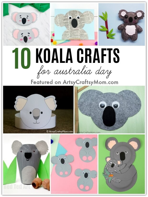 You're sure to go 'Awww' on seeing these adorable Koala Crafts we've gathered for Australia Day on 26th January!