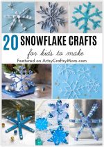 20 Stunning Snowflake Crafts for Kids