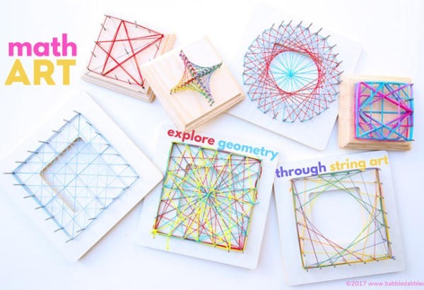 Math and Art are no strangers, as these Math Art Activities for Kids show! Be ready to be mesmerized by how even Math can look gorgeous!