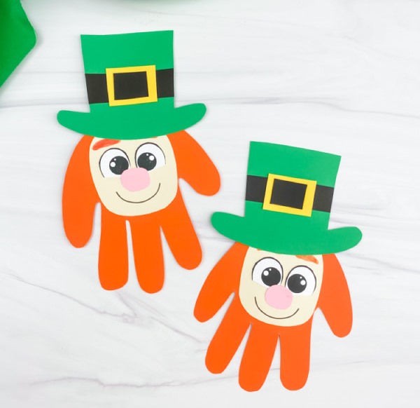 These cute Leprechaun Crafts for Kids are perfect for St. Patrick's Day that's just around the corner! Have fun with puppets, masks & more!