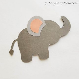 Heart Elephant Craft for Kids