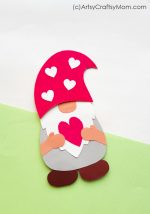 Adorable Heart Gnome Craft for Kids
