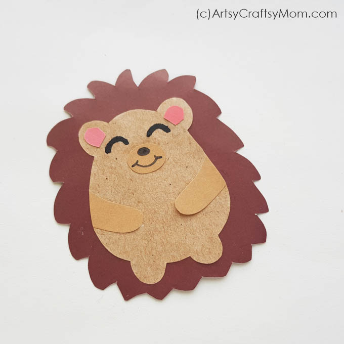 Hedgehogs may be prickly, but not this Cute Heart Hedgehog Craft for Kids! Use it on top of a card, on a gift or turn it into a bookmark!