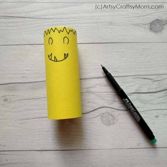 The Color Monster Toilet Paper Roll Monster Craft
