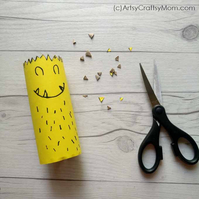 The Color Monster Toilet Paper Roll Monster Craft The Color Monster Toilet Paper Roll Monster Craft
