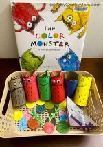 The Cutest Color Monster Toilet Paper Roll Monster Craft