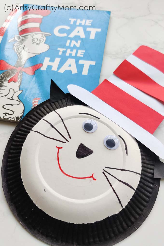 Cat In the hat Craft Pin 3