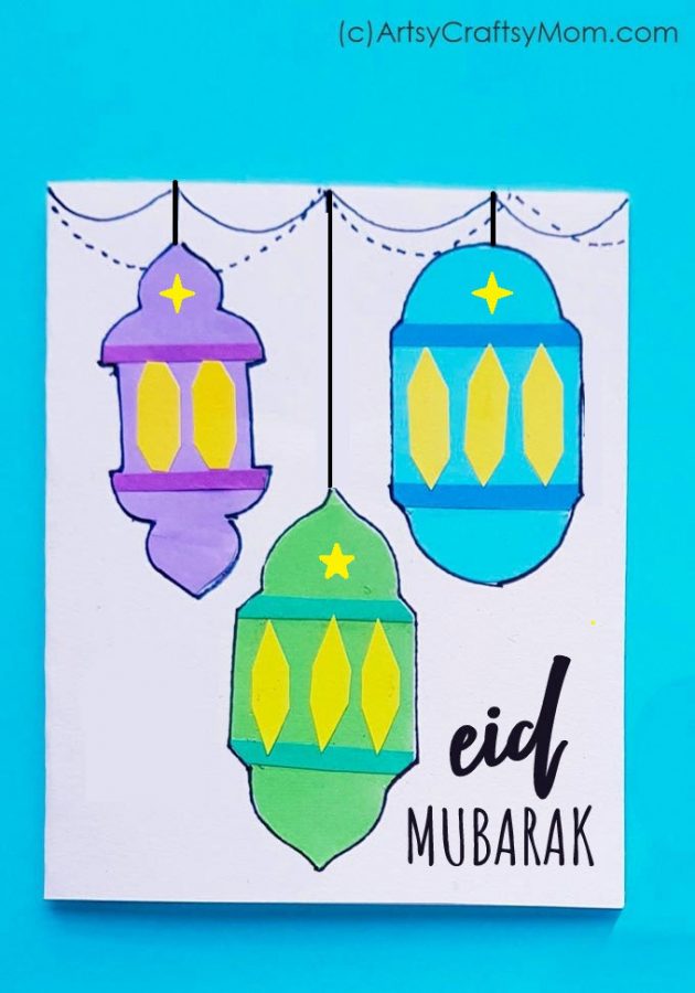 Eid Ramadan Lantern Card Pin 2 2