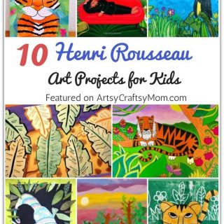 These Henri Rousseau Art Projects for Kids help us learn more about the artist's work, his love for jungles and lessons from his life - about never giving up!