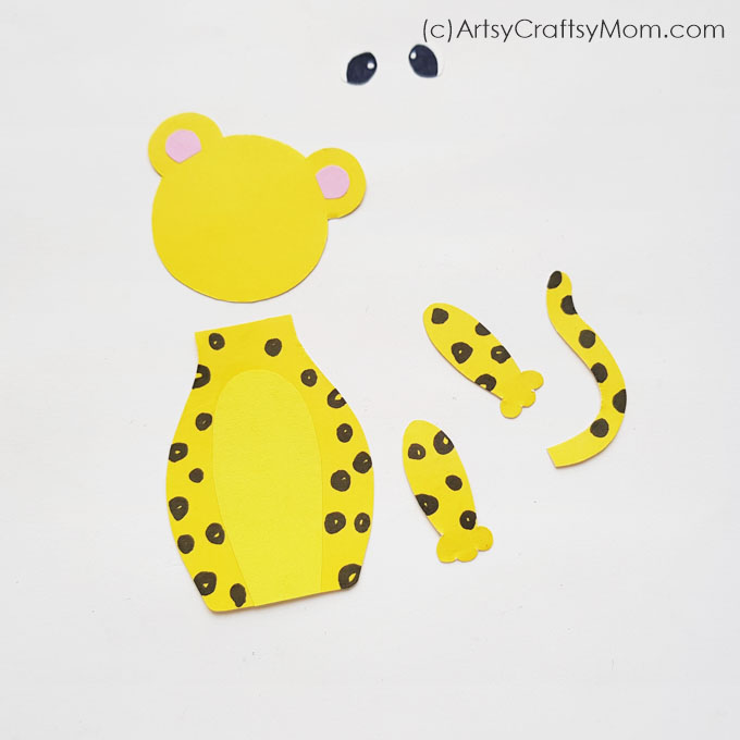 How cute is this Paper Leopard Craft for Kids? Turn it into a wall hanging or a card for your loved one with a little message! Comes with a free template.