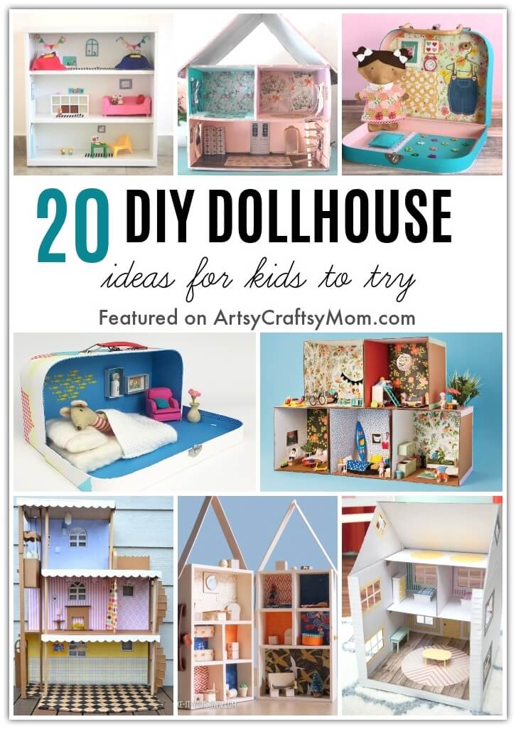 20 Diy Dollhouse Ideas For Kids To Make - Diy Dollhouse For Beginners