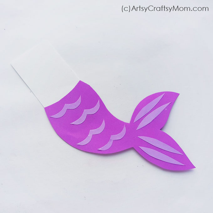 Got a new fantasy novel? Make it even better with these gorgeous DIY mermaid tail bookmarks! Make them in multiple colors and give your best friends too!