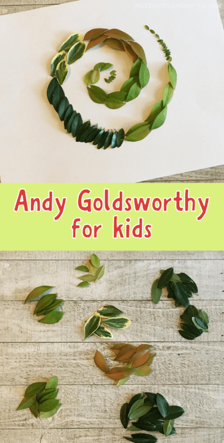 Turn nature into art with these amazing Andy Goldsworthy Art Projects for Kids! Get inspired to go out, pick up something & turn it into something beautiful!