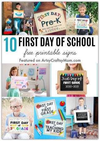 Make your first day memorable with these 10 First Day of School Printable Signs, all of which are FREE! Perfect for classroom learning or virtual classes.