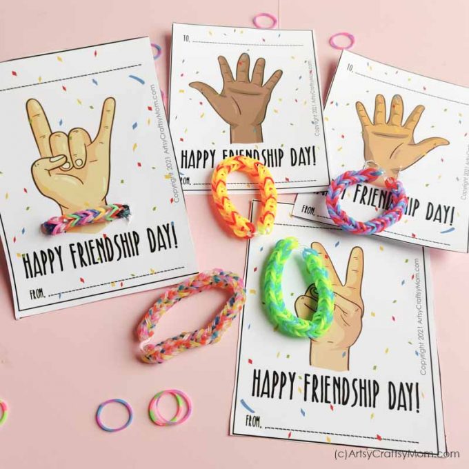 Free Printable Friendship Bracelet Cards Artsy Craftsy Mom