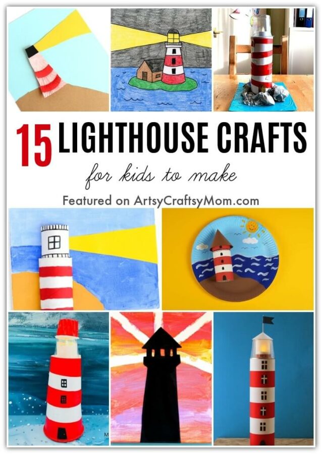 What better way to celebrate Lighthouse Day on 7th August than with some fun Lighthouse Crafts for Kids? Learn about this amazing structure as you craft along!