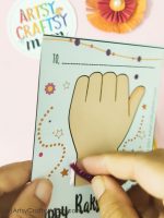 Free Printable Rakhi Card | DIY Rakshabandhan Card