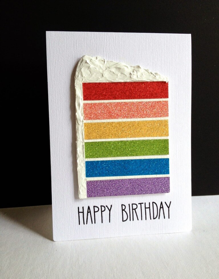 20 Easy and Colorful DIY Birthday Cards for Kids