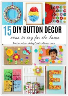 15 Dazzling DIY Button Home Decor Ideas