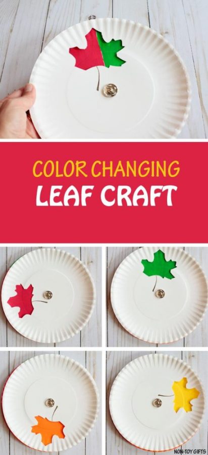 Color changing leaf craft Pinterest