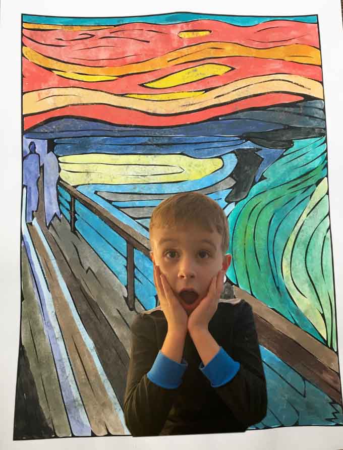 04 Edvard Munch Art Projects for Kids