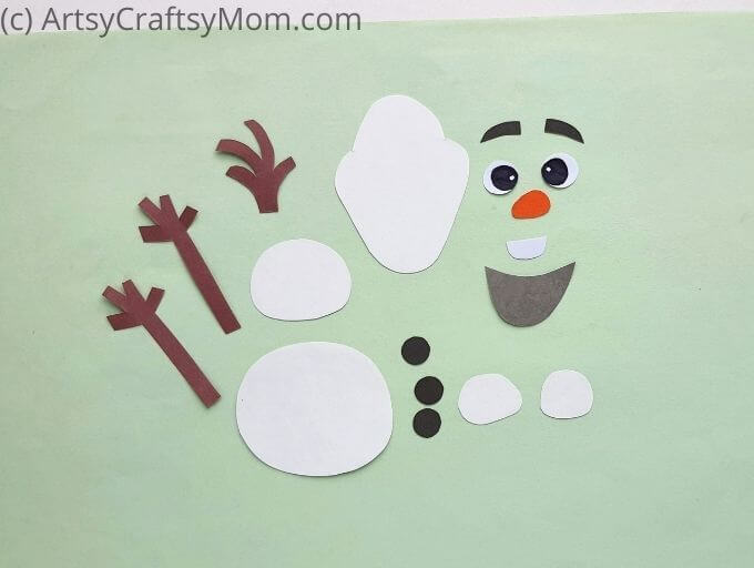 Yes, you can build a snowman too - with this adorable Olaf puppet papercraft for kids! The best part is that all you need is paper - not snow!