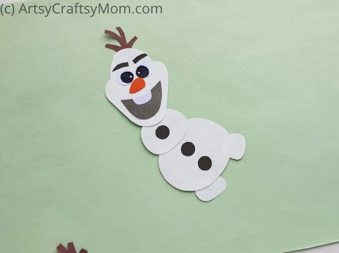 Yes, you can build a snowman too - with this adorable Olaf puppet papercraft for kids! The best part is that all you need is paper - not snow!
