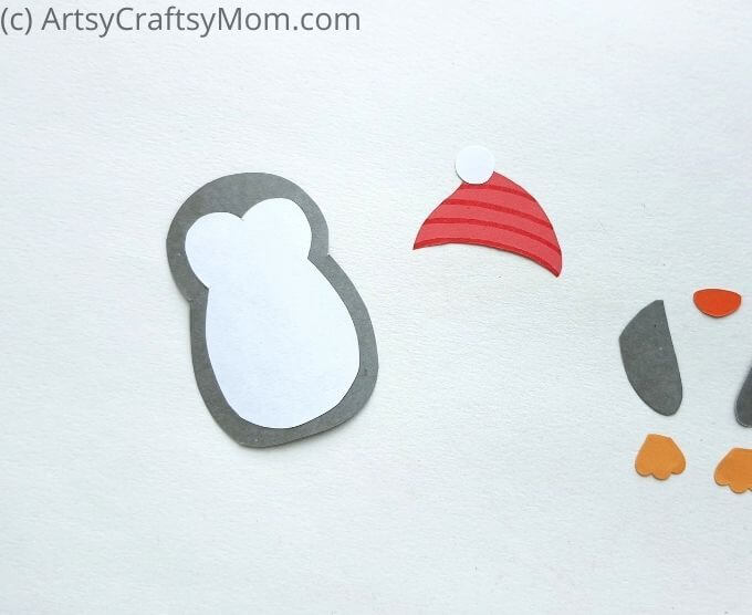 Need company while you read? This DIY Paper Penguin Bookmark gives you a cute little friend who'll hold your place - while smiling all the time!