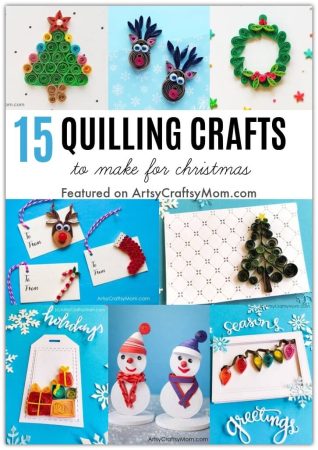 Try something different this season with these pretty Paper Quilling Crafts for Christmas! Easy enough for beginners and kids, and perfect for cards!