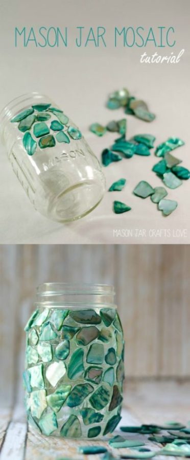 Check out our list of Mesmerizing Mason Jar Crafts that'll give you lots of ideas about how to upcycle those mason jars you have lying around!