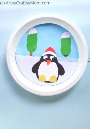 This Paper Plate Penguin Craft for Kids is sure to delight your little one as you play with the penguin! Easy to make, with just basic craft supplies!