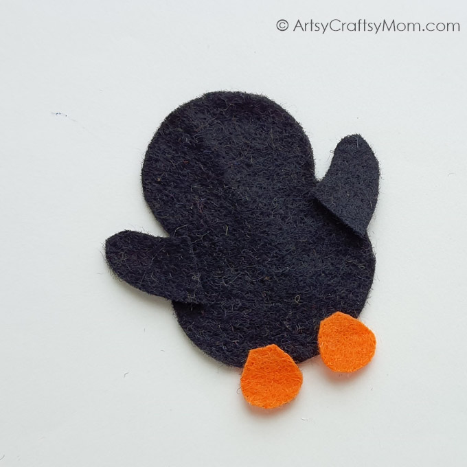 This adorable felt penguin craft is a great project for sewing beginners, as they get to practice their cutting & sewing skills, and get a penguin too!