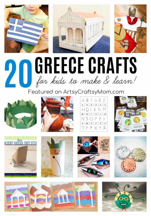 Greece Crafts Pin 1