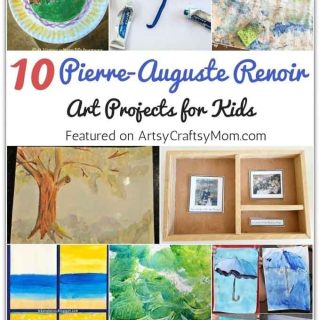 Check out 10 Renoir art projects for kids that teach us about the famous Impressionist painter from France - Pierre-Auguste Renoir!