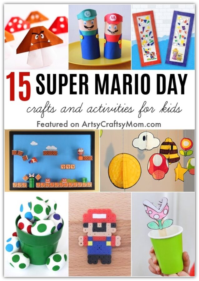 It's Super Mario Day on 10th March and we're gearing up with some awesome Super Mario Crafts and Activities for kids to have fun with!