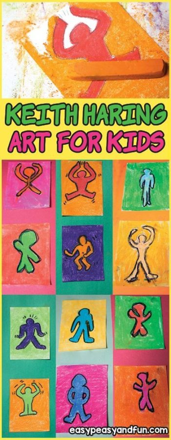 Everyone will love these Keith Haring Art Projects for Kids, inspired by the famous American artist's work, philosophies and colorful life!